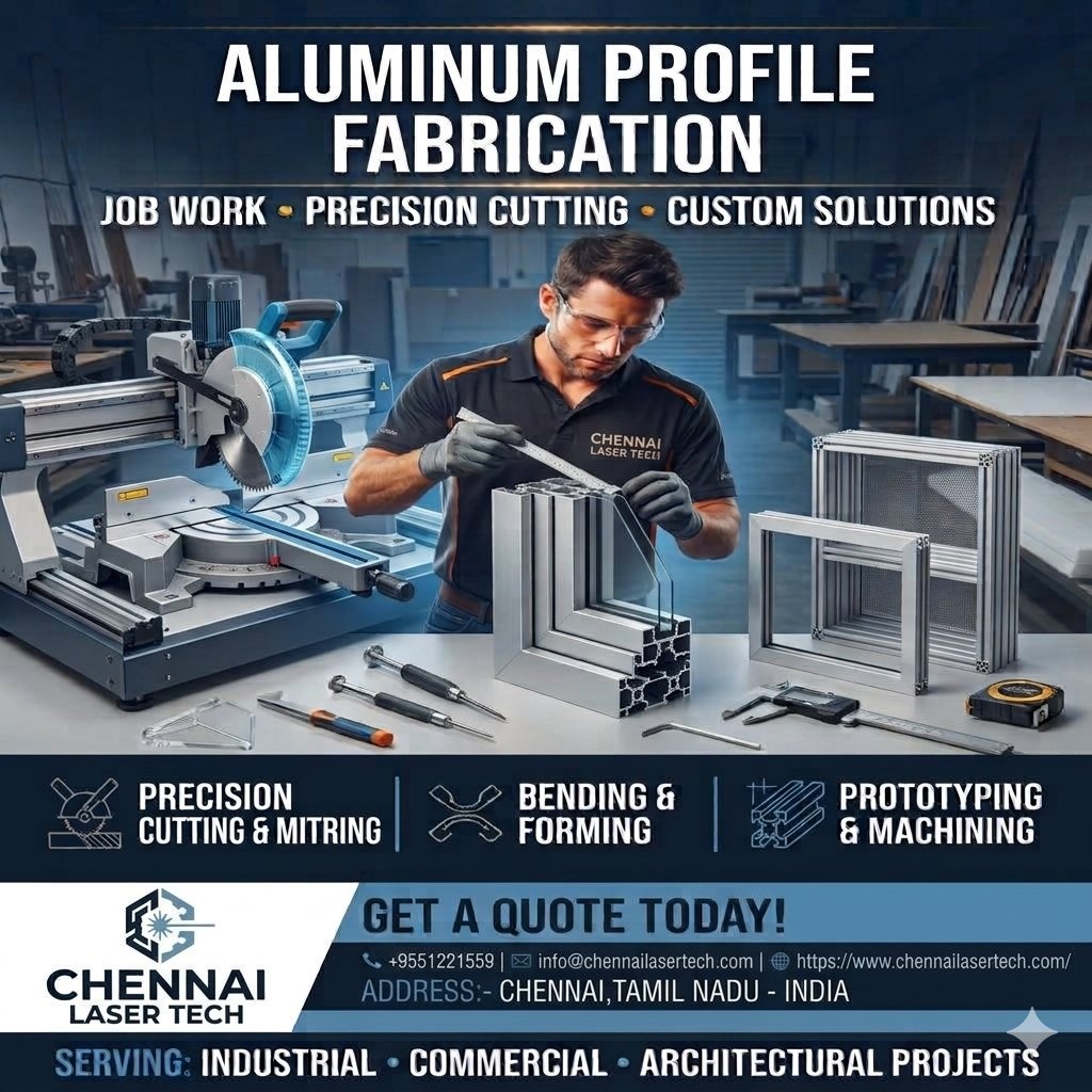 Aluminium profile fabrication