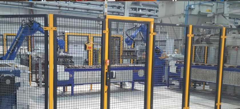 Industrial safety fencing