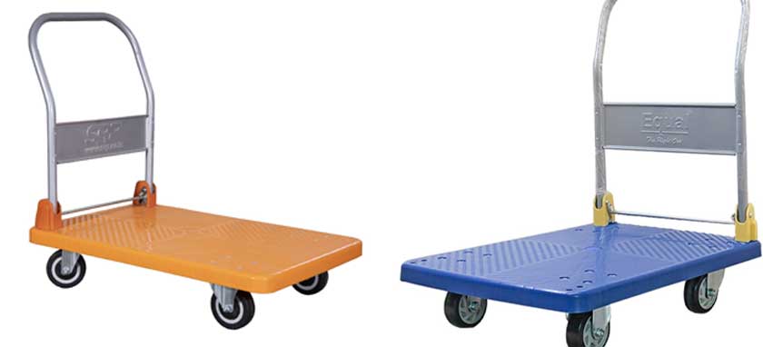 Industrial steel trolley